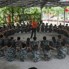 揭阳电商团队拓展训练精彩图片 团队拓展 拓展训练